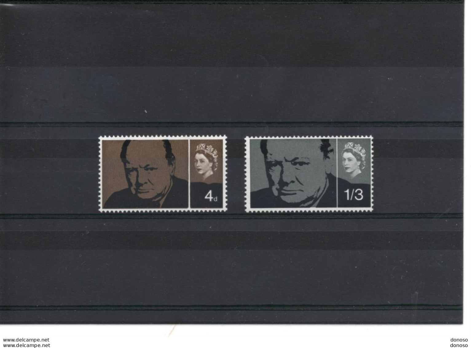 GB 1965 CHURCHILL  Yvert 397-398 NEUF** MNH - Unused Stamps