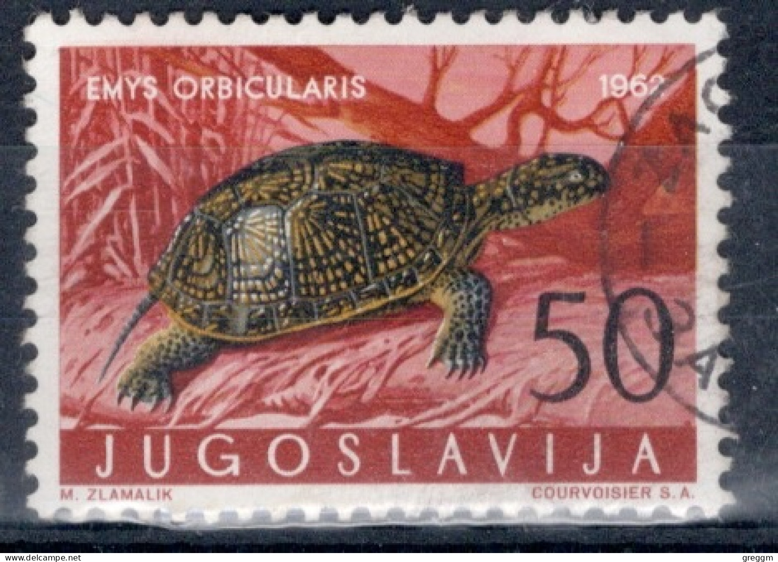 Yugoslavia 1962 Single Amphibians & Reptiles In Fine Used. - Gebraucht