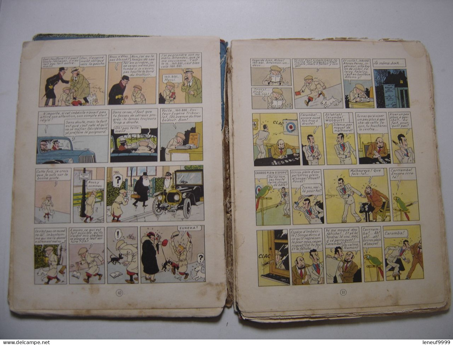 L'oreille cassee HERGE Les aventures de Tintin 1950 Casterman