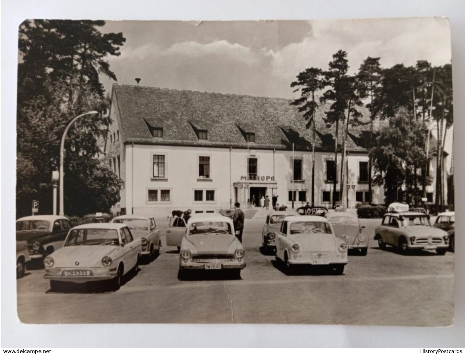 Hermsdorfer Kreuz, Kr. Stadtroda, Mitropa-Rasthof, Alte Autos, DDR, 1971 - Stadtroda