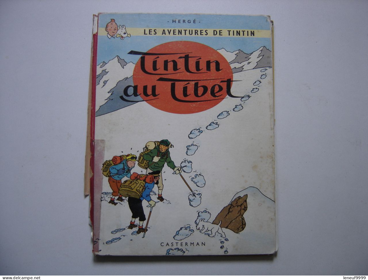 Tintin Au Tibet HERGE Les Aventures De Tintin 1960 Casterman - Tintin