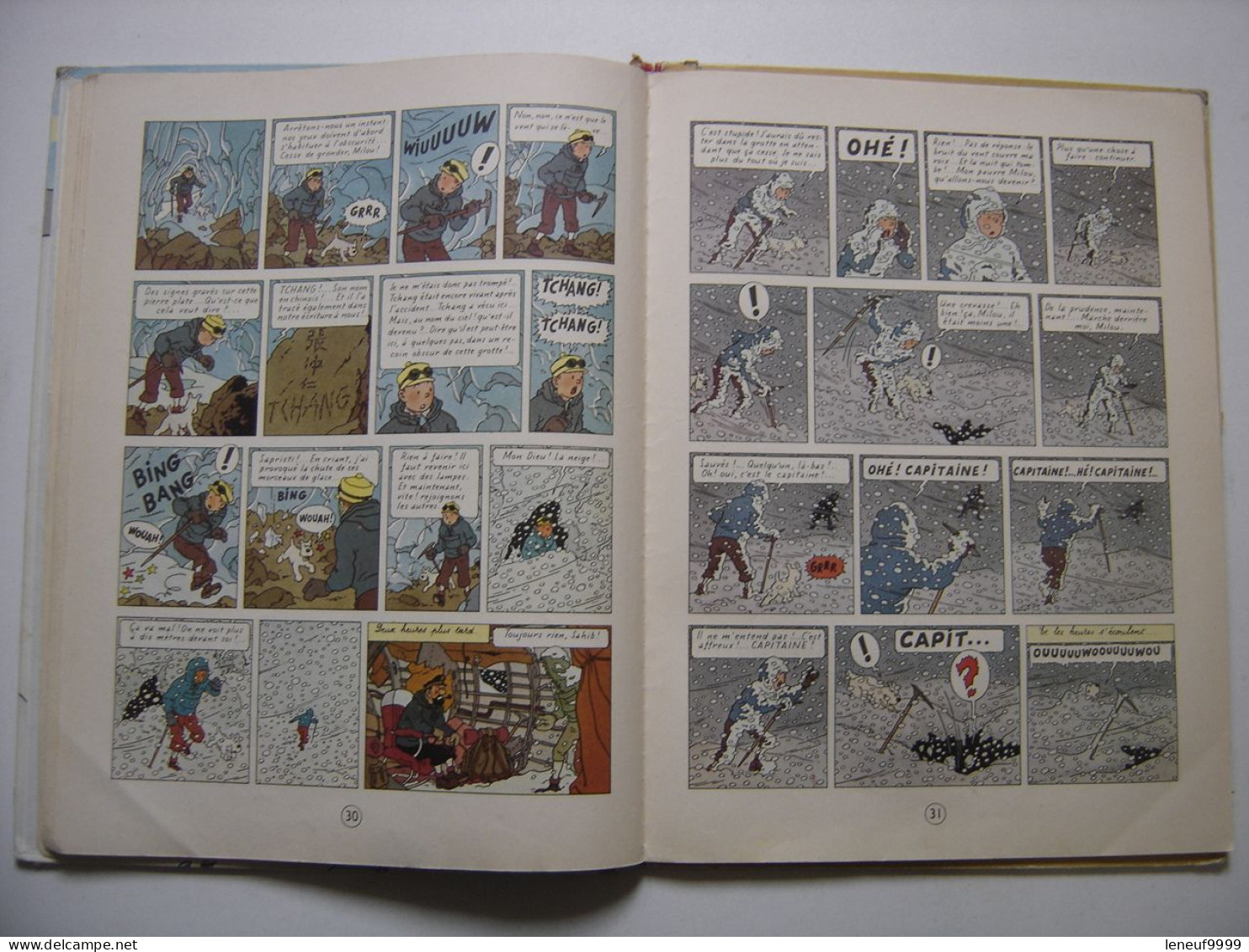 Tintin au Tibet HERGE Les aventures de Tintin 1960 Casterman