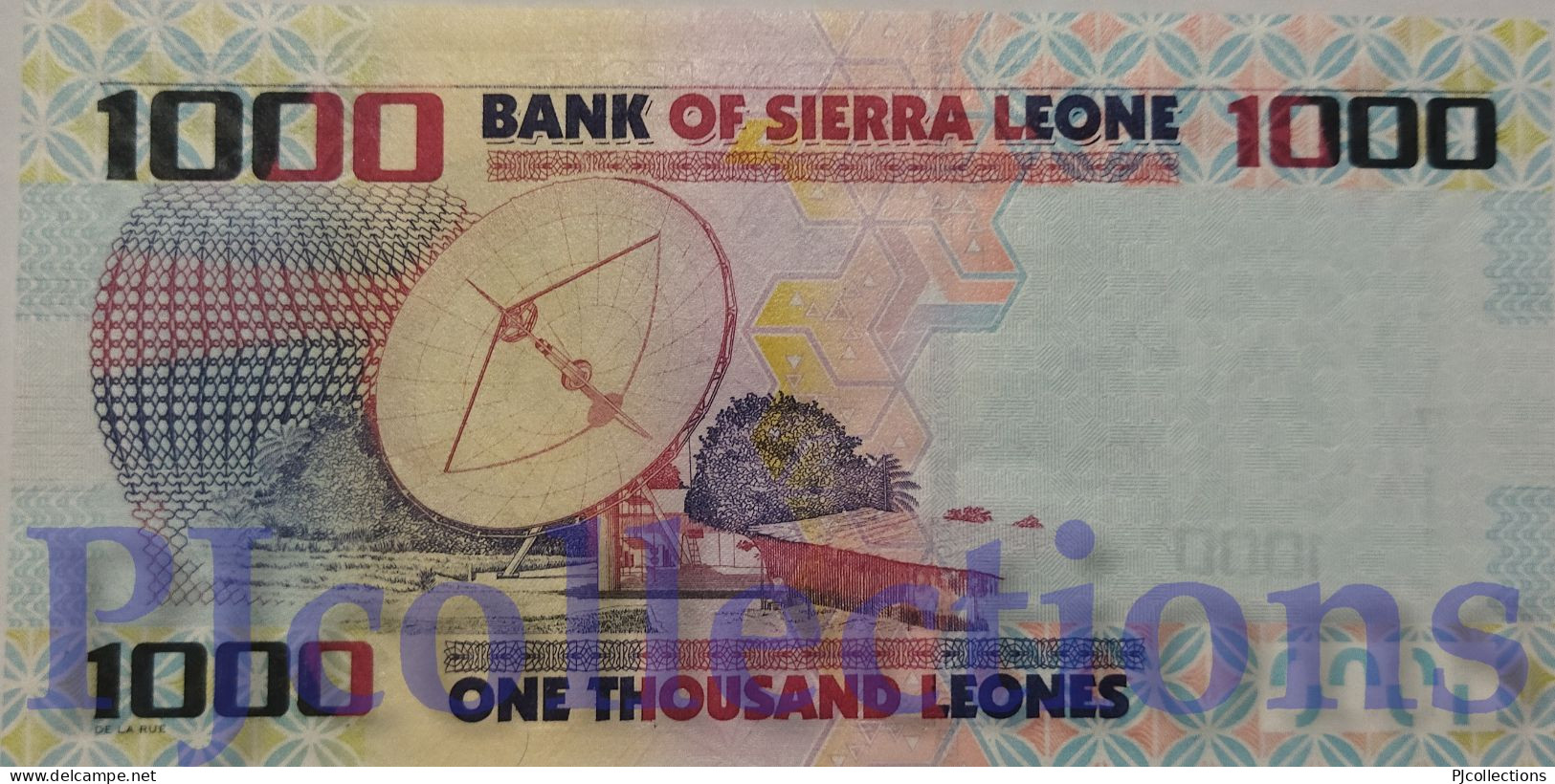 SIERRA LEONE 1000 LEONES 2010 PICK 30a UNC GOOD SERIAL NUMBER "BS 771711" - Sierra Leone