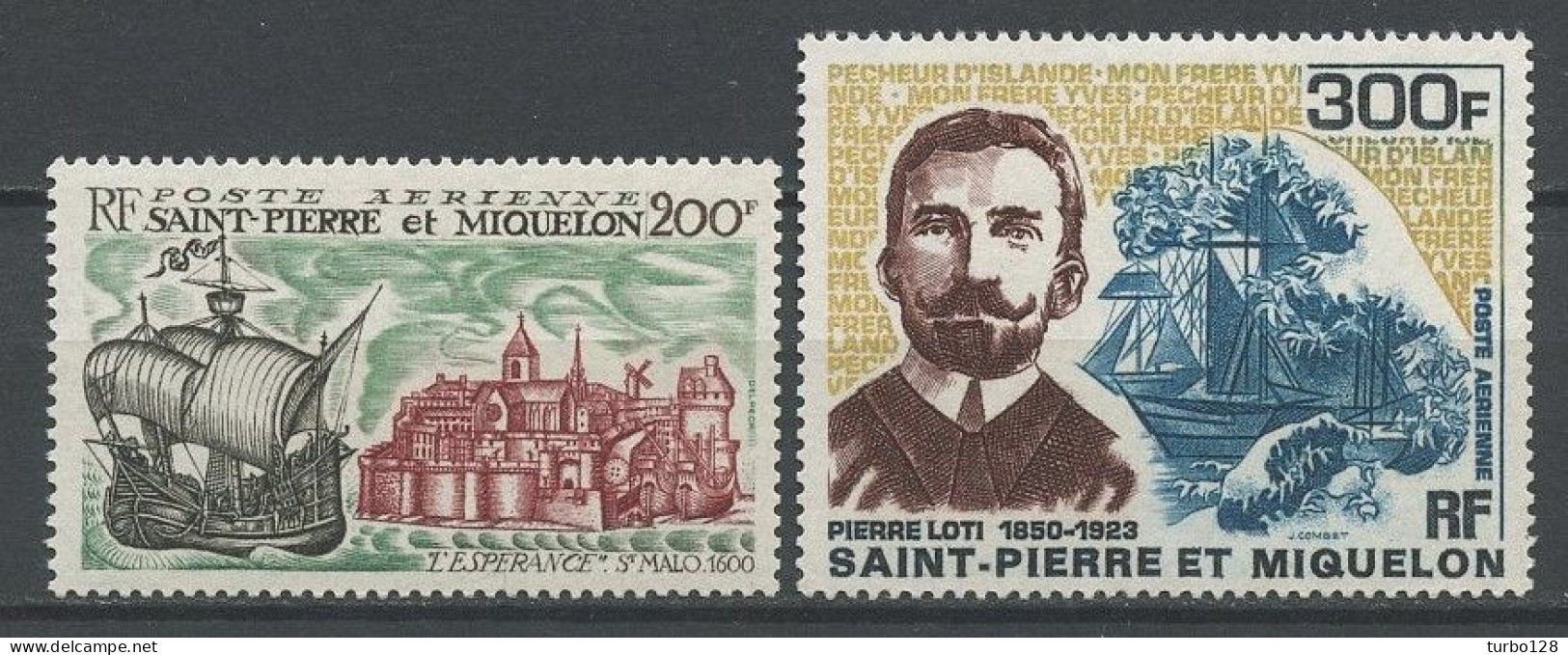 SPM MIQUELON 1969 PA N° 46/47 ** Neufs MNH Superbes C 132 € Bateaux Ships Boats Transports LOTI Espérance Pêche - Neufs