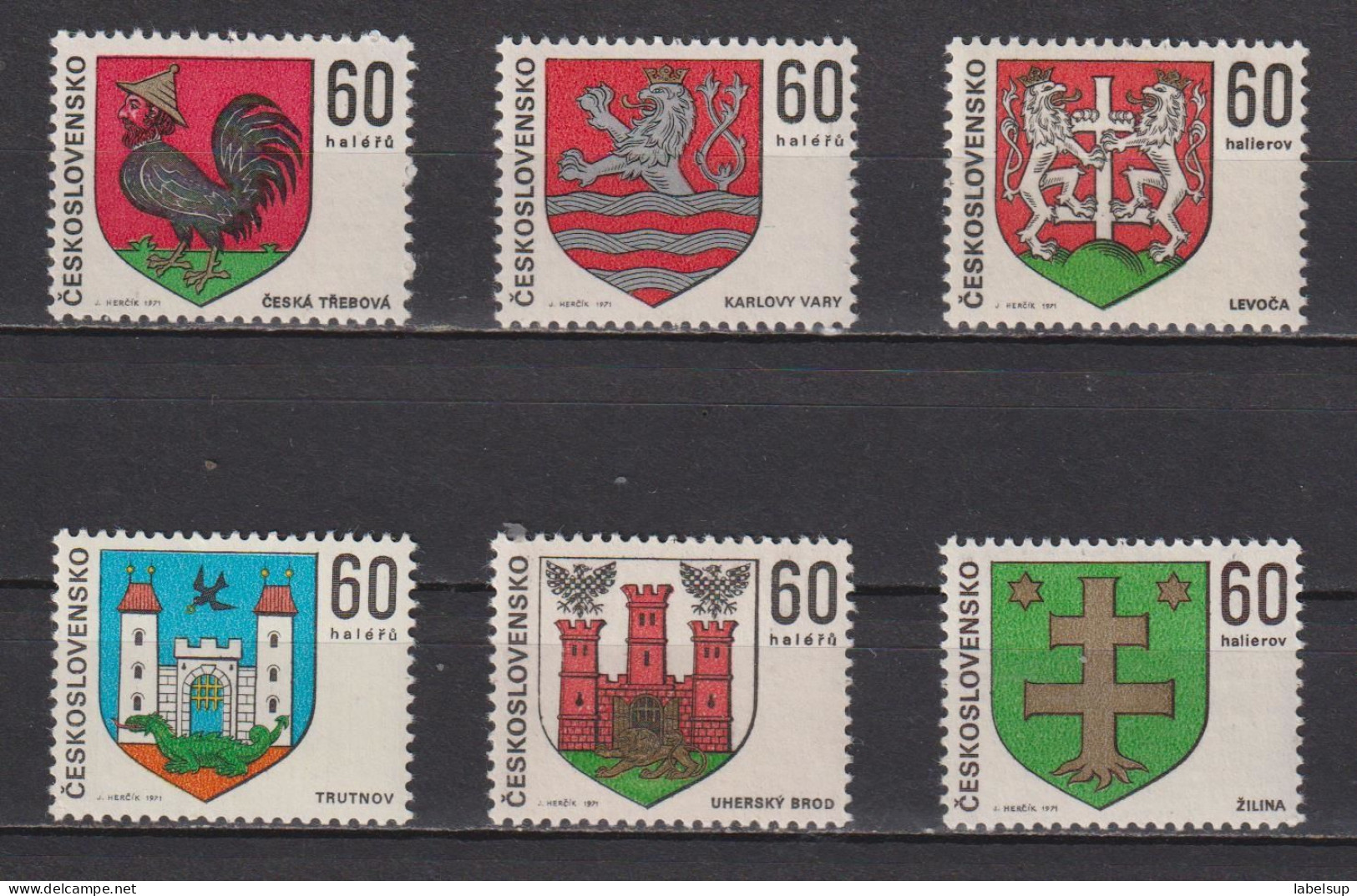 Timbres Neufs** De Tchecoslovaquie De 1971 YT 1843 à 1847 MI 1994 à 1999 MNH - Ungebraucht