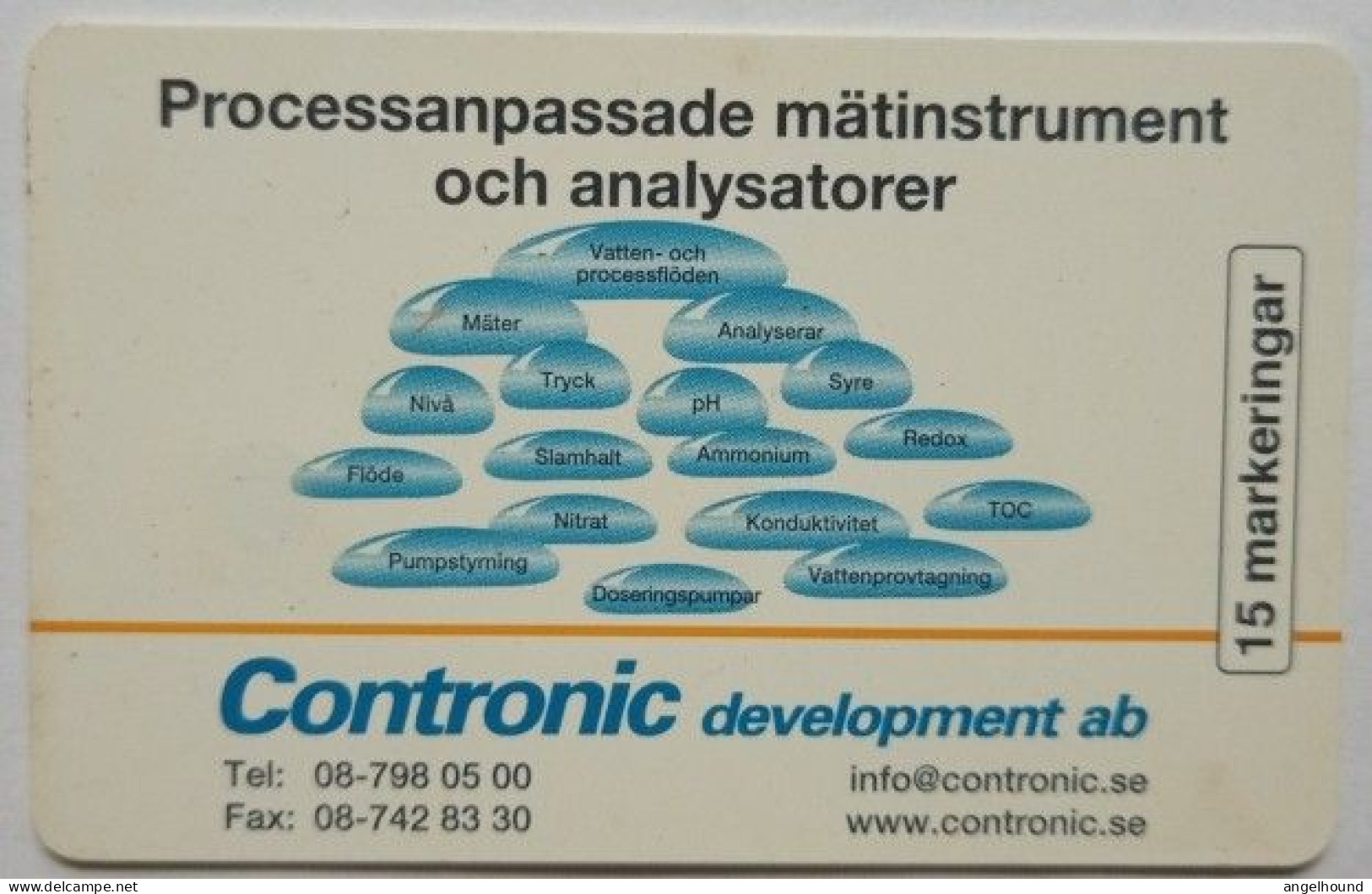 Sweden Mk 15 Chip Card -  Contronic Development Ab ( 700 Mintage ) - Svezia