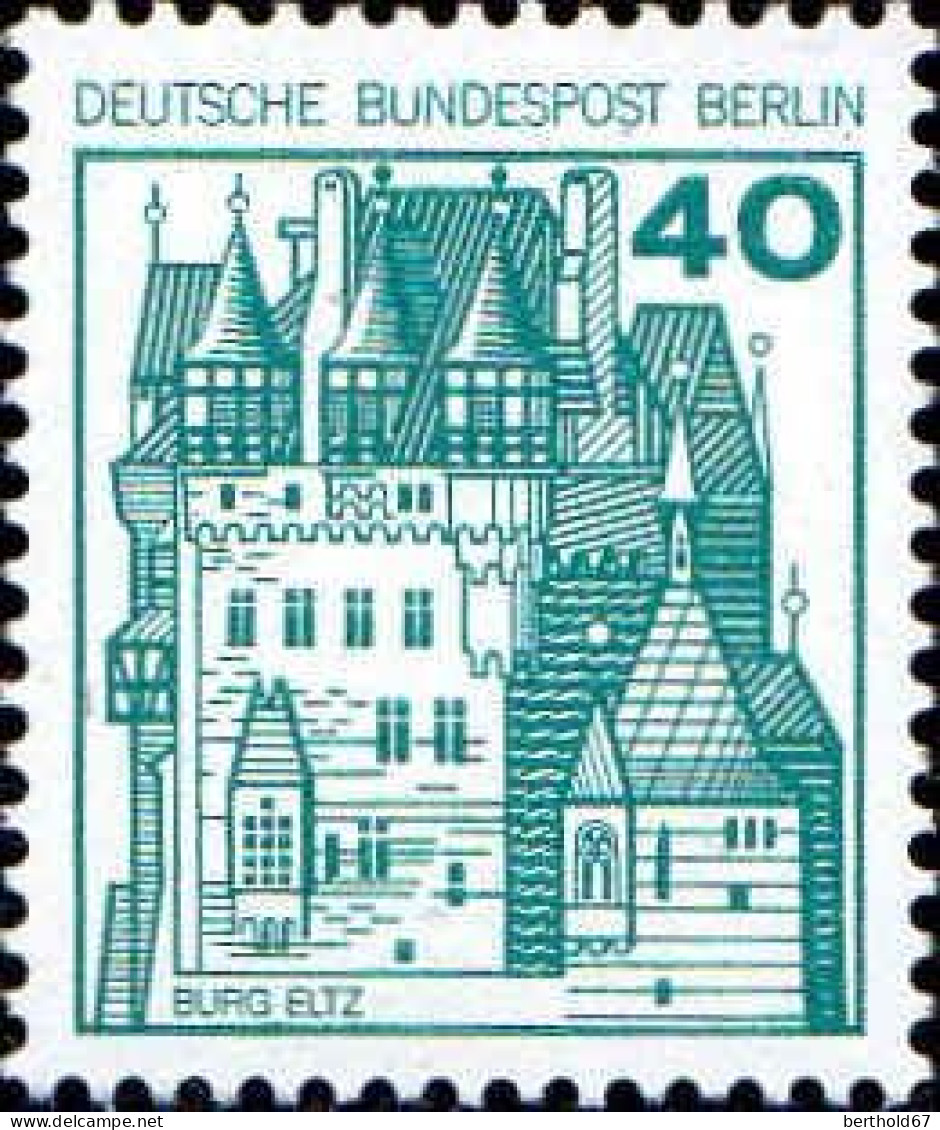 Berlin Poste N** Yv:499 Mi:535AI Burg Eltz (Thème) - Castillos