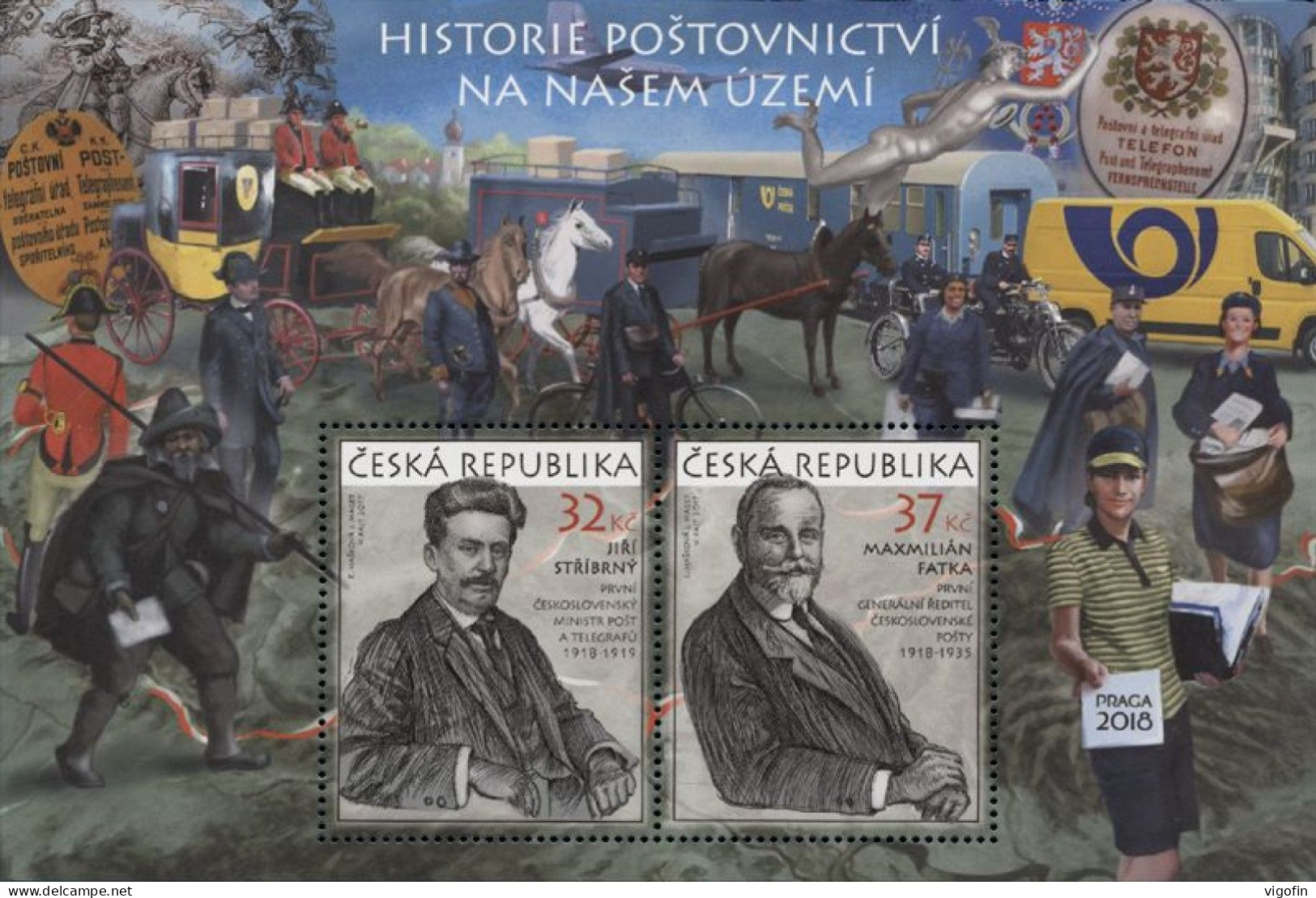 CZ 2017-955 Postal History, CZECH REPUBLIK, Bl, MNH - Blocks & Sheetlets