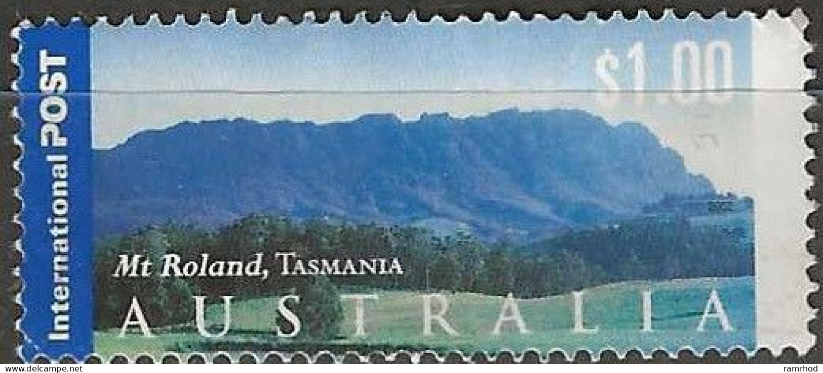 AUSTRALIA 2002 Views Of Australia - $1 - Mt. Roland, Tasmania MNG - Mint Stamps