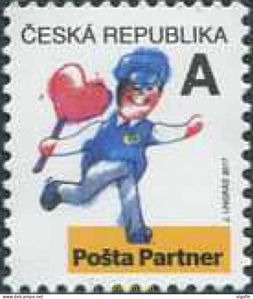 CZ 2017-941 SAN VALENTINO, CZECH REPUBLIK, 1v, MNH - Unused Stamps