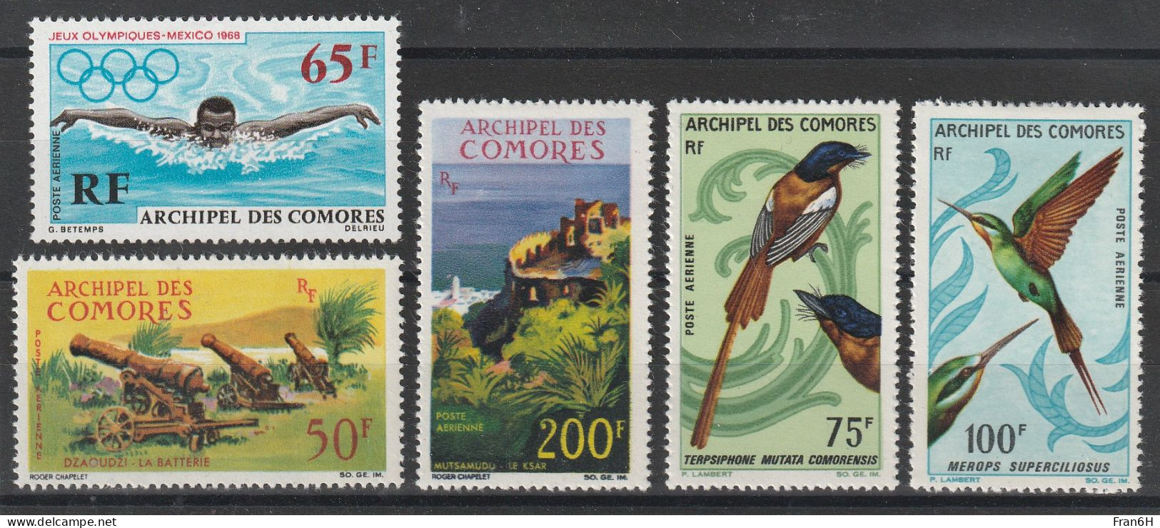 COMORES - Lot PA - Neufs * - MH - Cote 53,50 € - Airmail