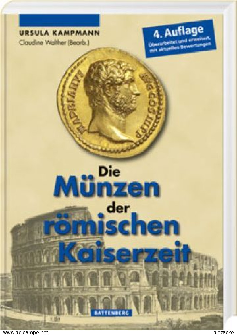 Die Münzen Der Römischen Kaiserzeit-Battenberg Verlag 4. Auflage 2022 Neu - Books & Software