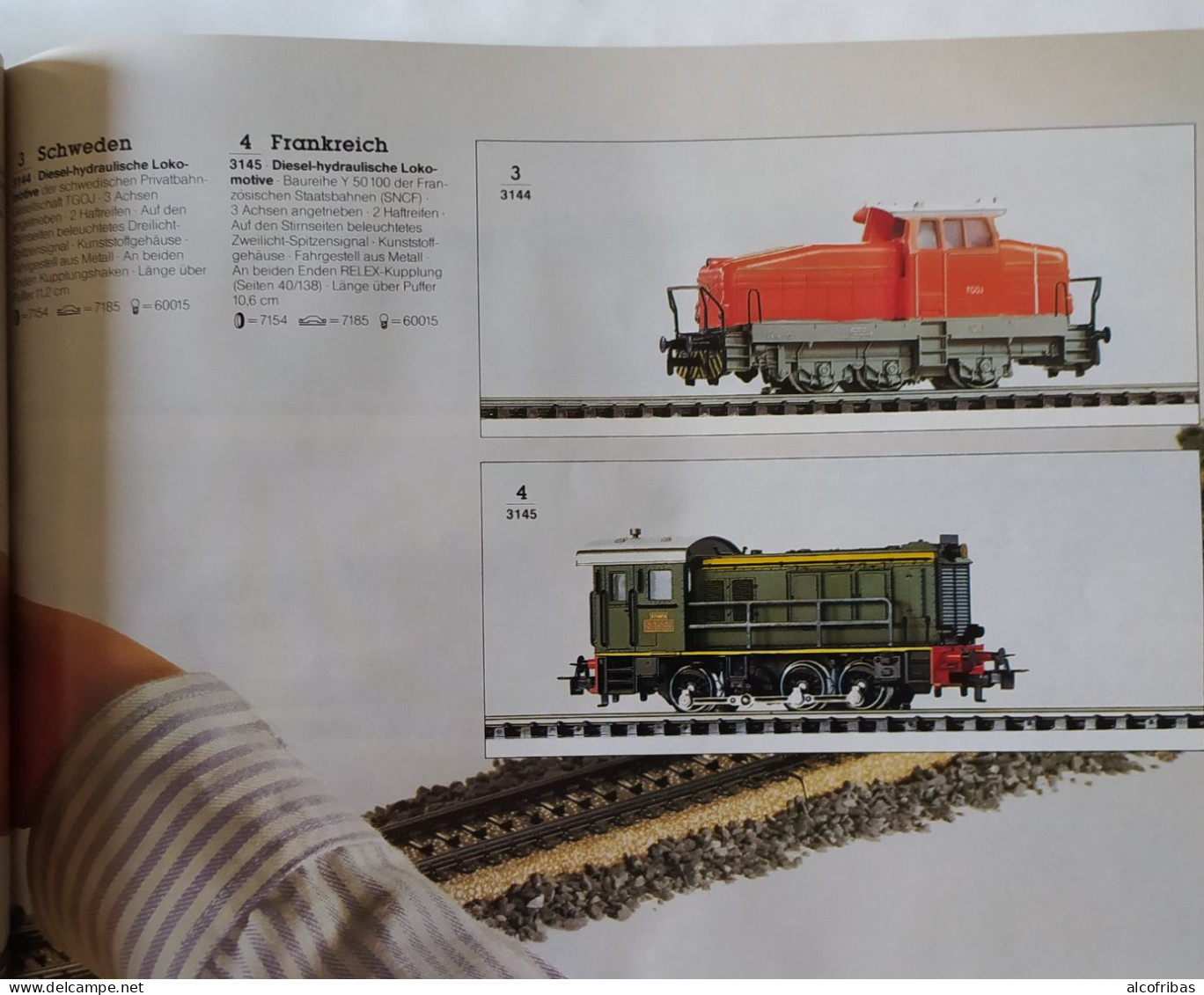 Train Chemin Fer Rail Locomotive Wagon Catalogue Katalogue Marklin 1984 -1985 - Duitsland