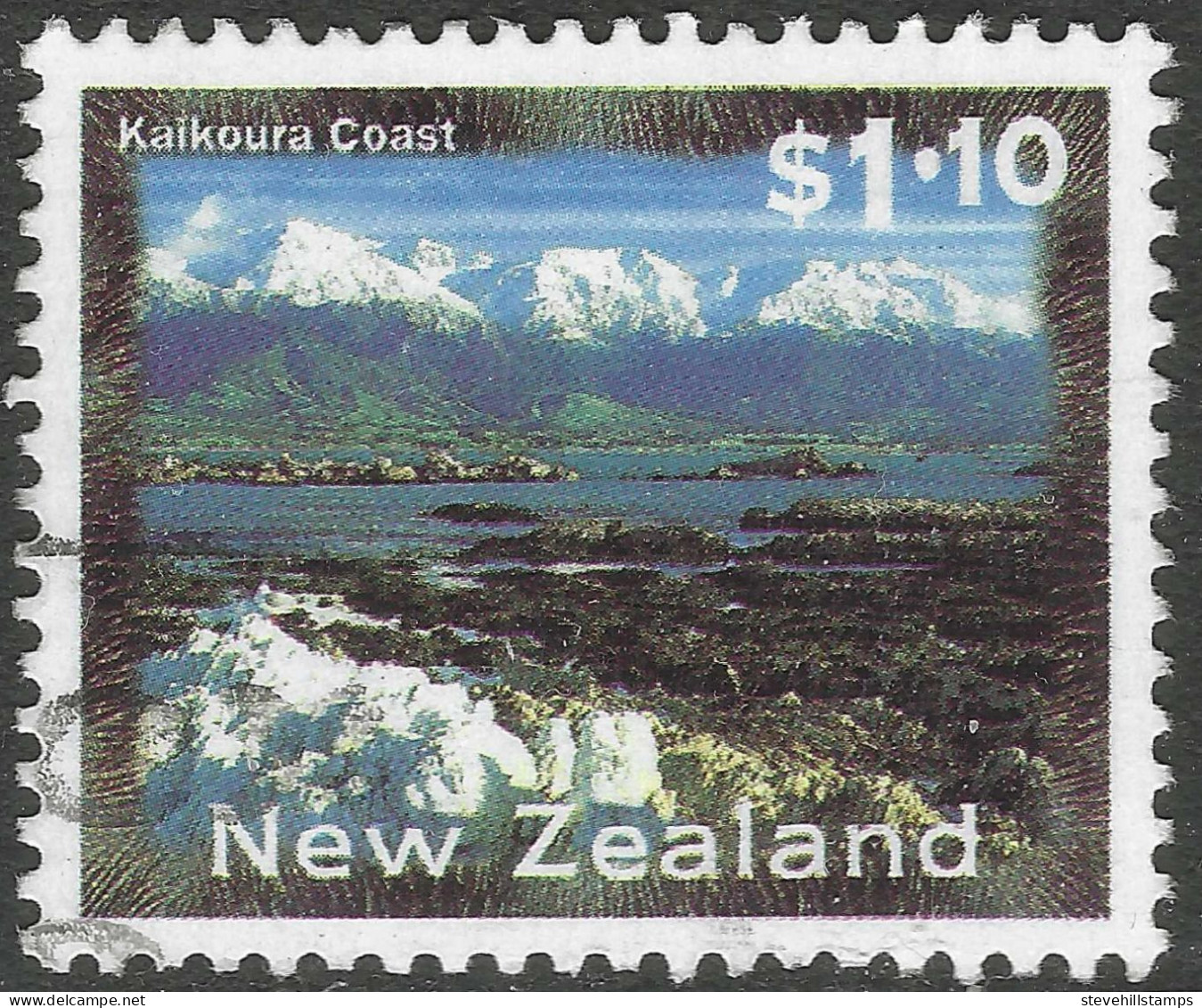 New Zealand. 1995 NZ Scenery. $1.10 Used. SG 1934c - Used Stamps