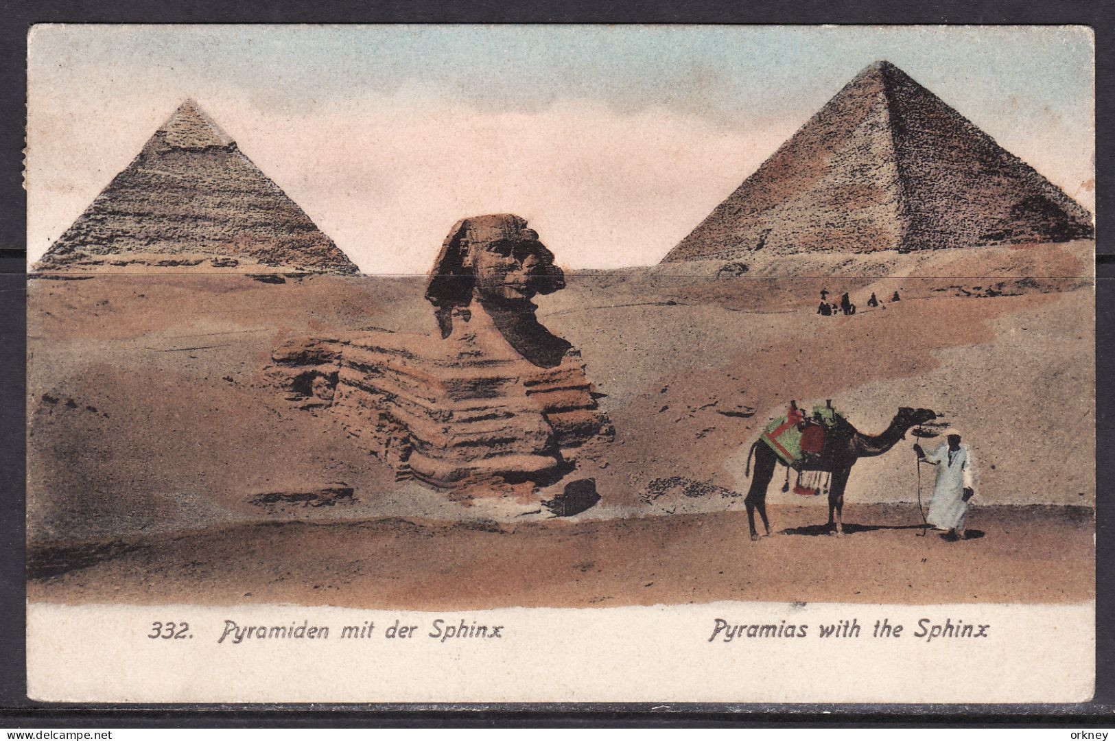 Egypte 332 Piramiden Mit Der Sphins - Piramidi