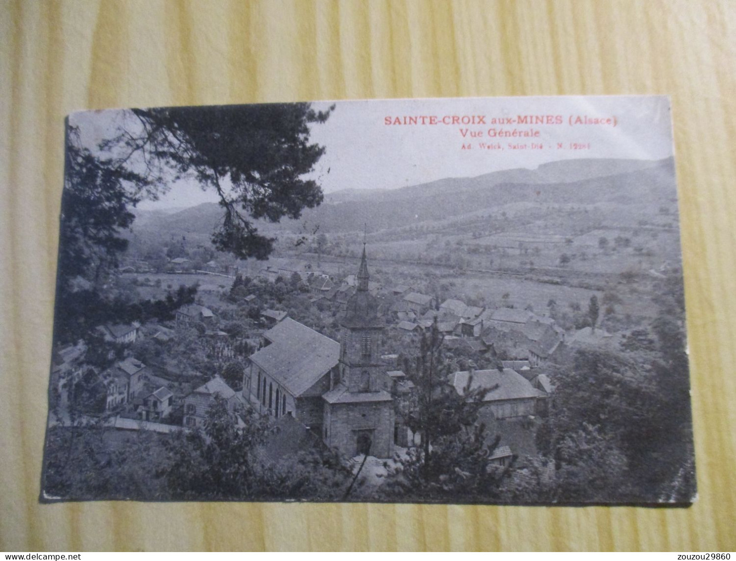 CPA Sainte-Croix-aux-Mines (68).Vue Générale. - Sainte-Croix-aux-Mines