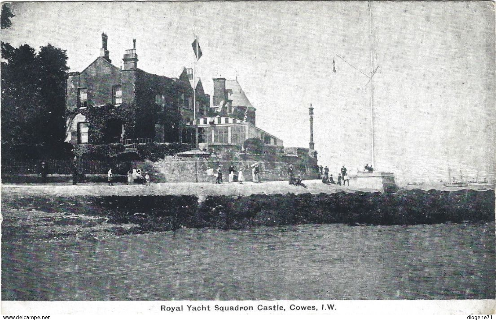 Isle Of Wight Cowes Royal Yacht Squadron Castle Animation - Cowes