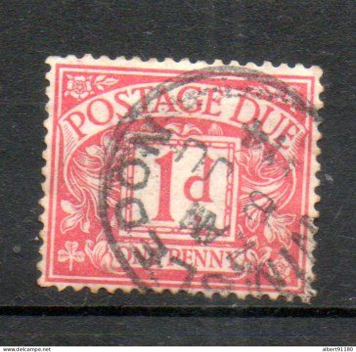 GRANDE-BRETAGNE Taxe 1p Rouge Carminé 1914 N° 1a - Postage Due