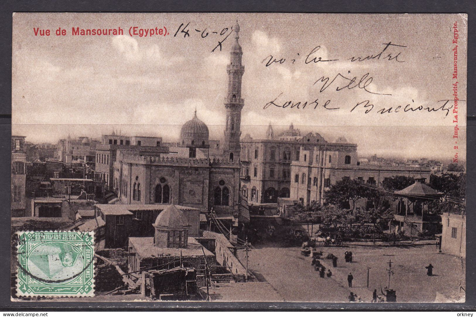 Egypte 3515 Vue De Mansouraj - Collections & Lots