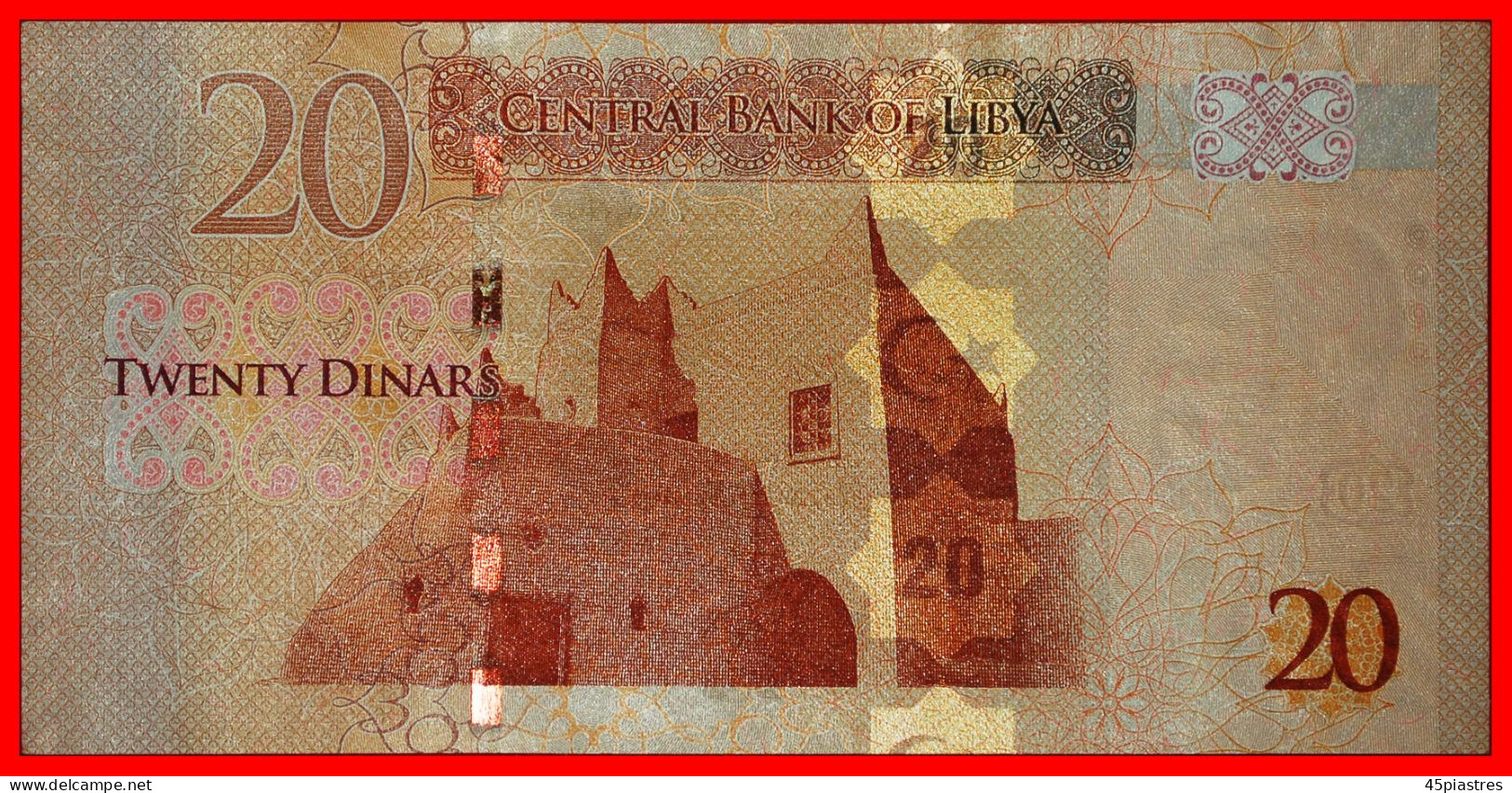 * Russia (the USSR), GREAT BRITAIN: LIBYA  20 DINARS (2013)! CRISP! JUST PUBLISHED!· LOW START!  NO RESERVE! - Libye