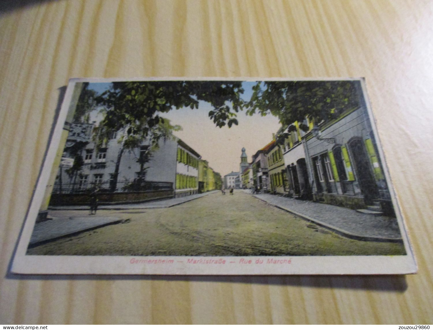 CPA Germersheim (Allemagne).Rue Du Marché - Carte Animée. - Germersheim