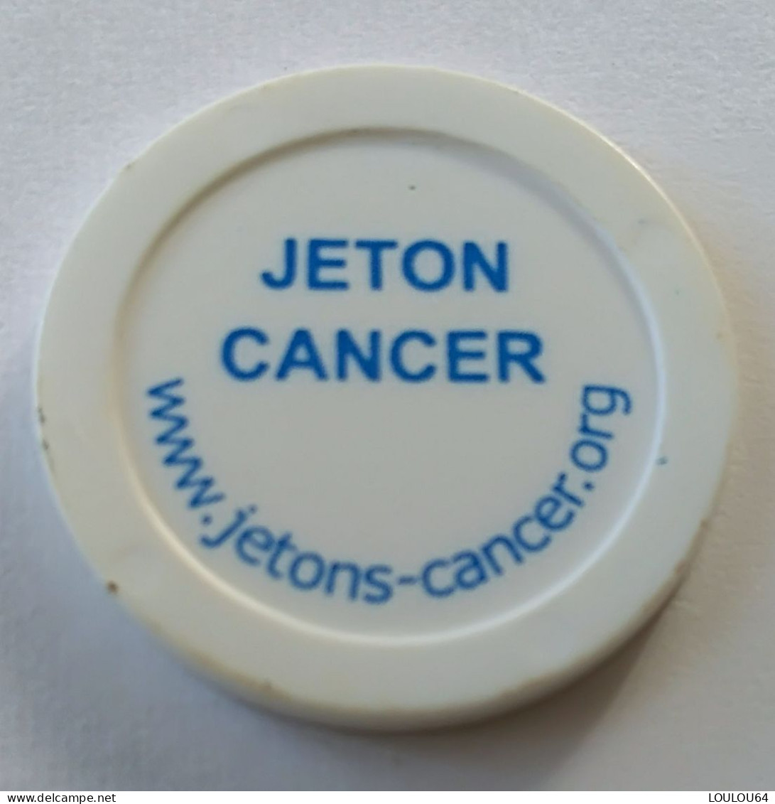 Jeton De Caddie - ROTARY INTERNATIONAL - JETON CANCER - En Plastique - - Jetons De Caddies