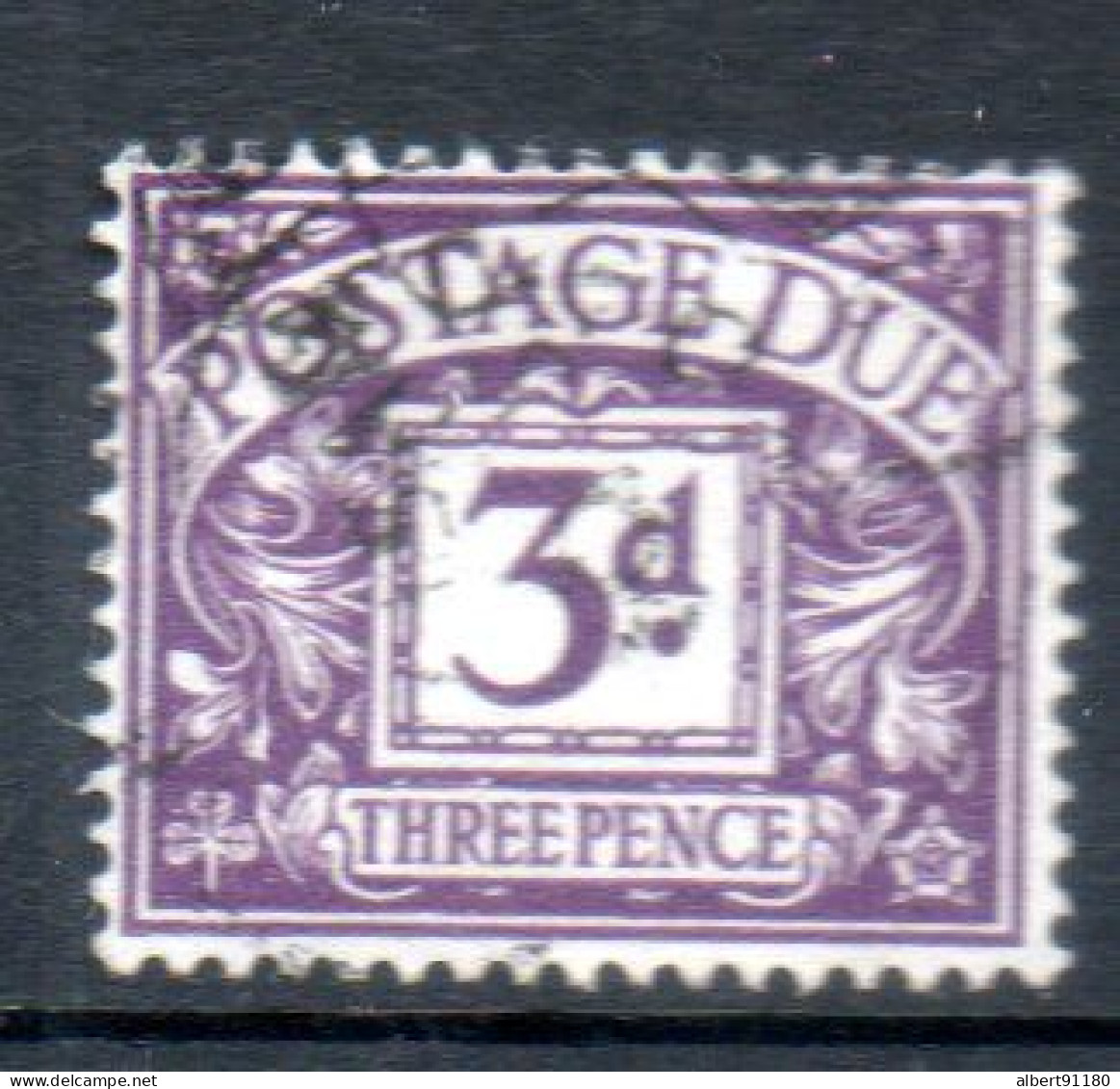 GRANDE-BRETAGNE Taxe 3p Violet  1914 N° 4 - Tasse