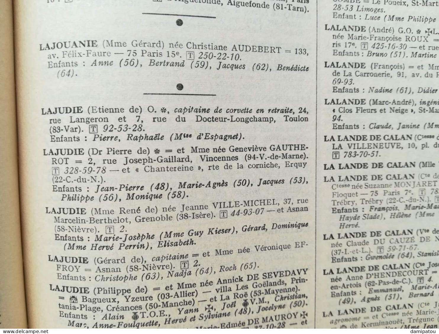 BOTTIN MONDAIN De 1969 - Dictionnaires