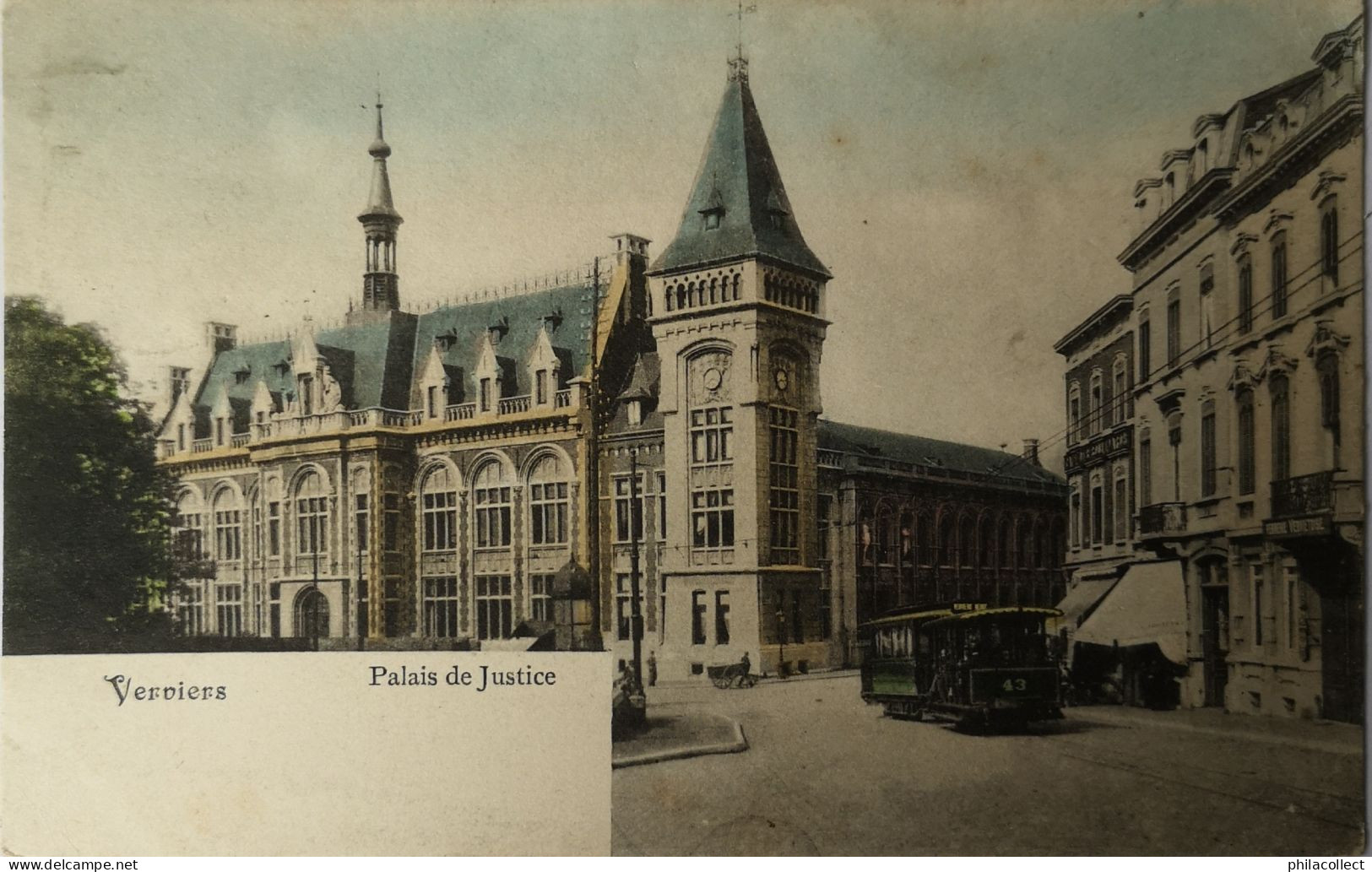 Verviers // Palais De Justice (gekleurd) (Tram) 190? - Verviers