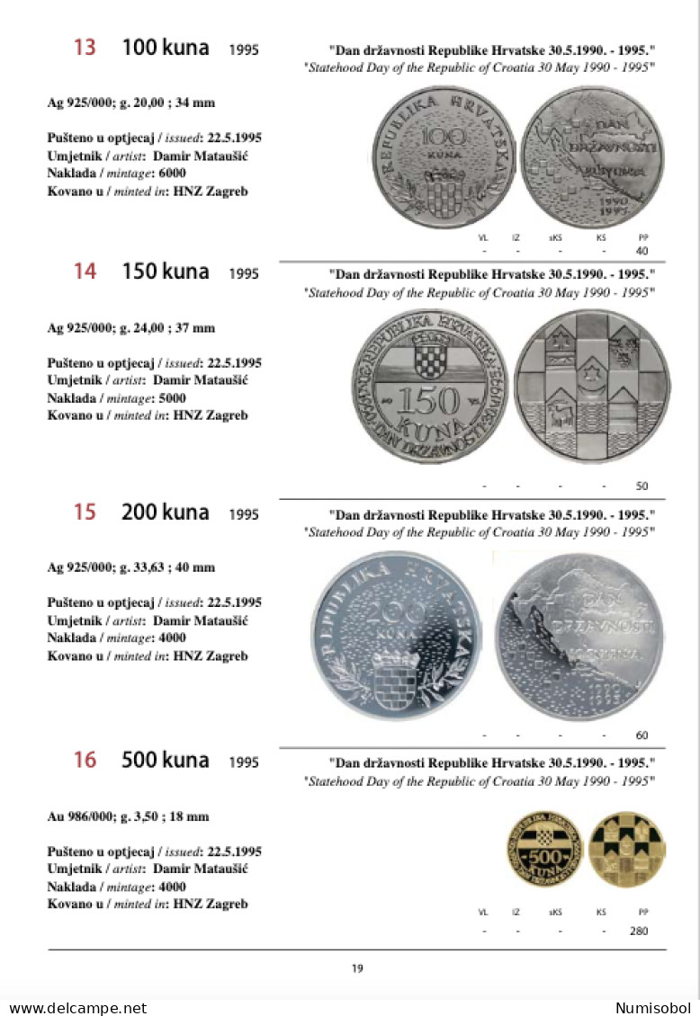 NEW - Coins And Banknotes Of The Republic Of Croatia 1991. - 2023. - Libri & Software