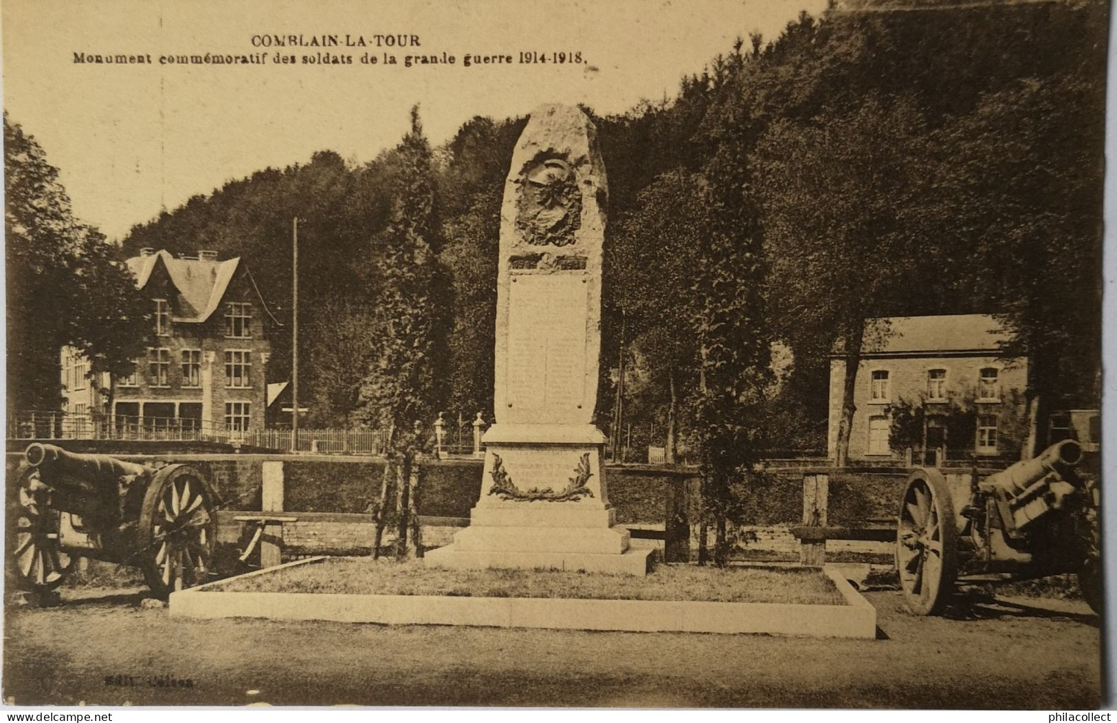 Comblain La Tour (Hamoir) Monument Guerre 1914 - 1918 19?? Desaix - Autres & Non Classés