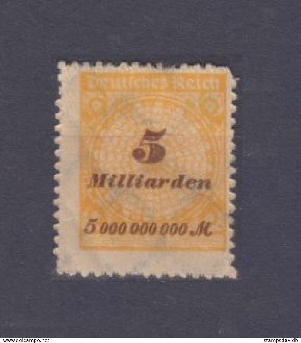 1923 Germany Reich 327 Definitive - Large Number - 1922-1923 Emisiones Locales