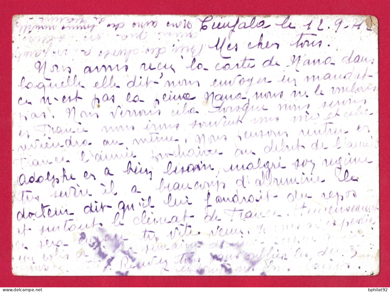 !!! ENTIER POSTAL PÉTAIN UTILISÉ À BAMAKO, SOUDAN FRANÇAIS PAR MARSEILLE, DE SEPTEMBRE 1942 - Lettres & Documents