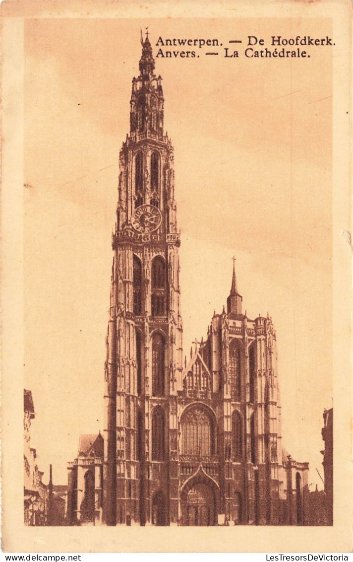 BELGIQUE - Anvers - Vue Générale De L'entrée De La Cathédrale - Carte Postale Ancienne - Antwerpen