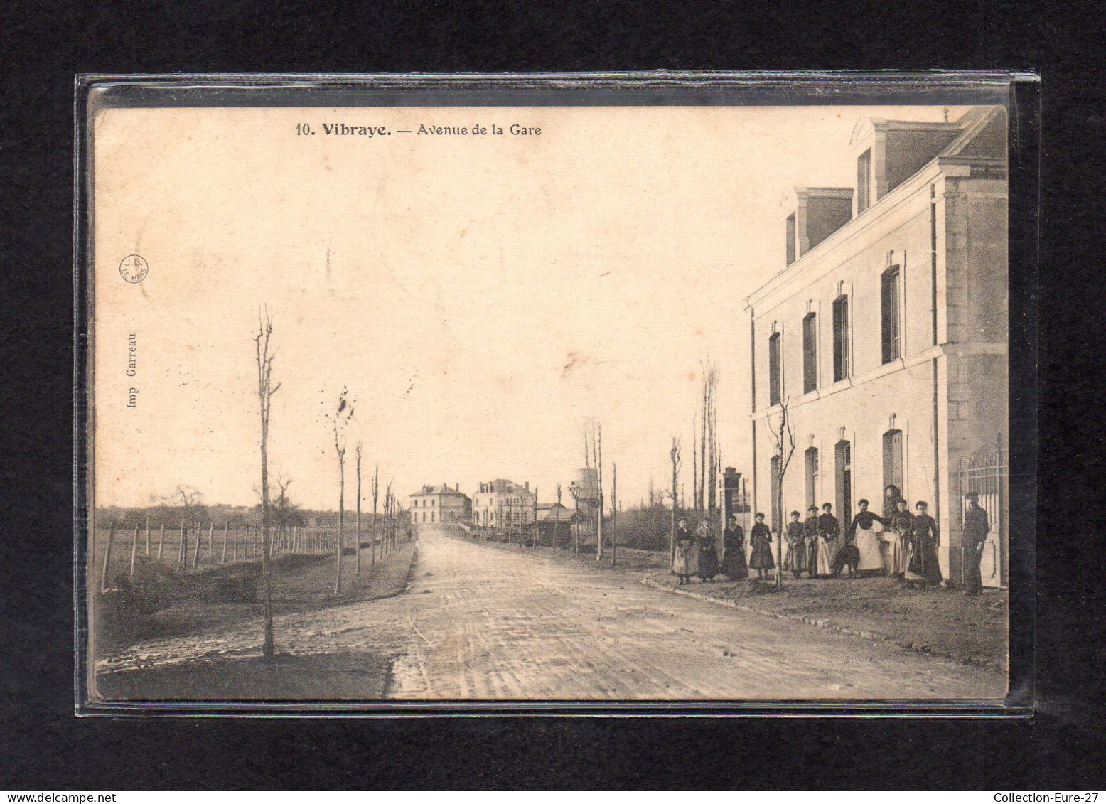 (19/02/24) 72-CPA VIBRAYE - AVENUE DE LA GARE - Vibraye