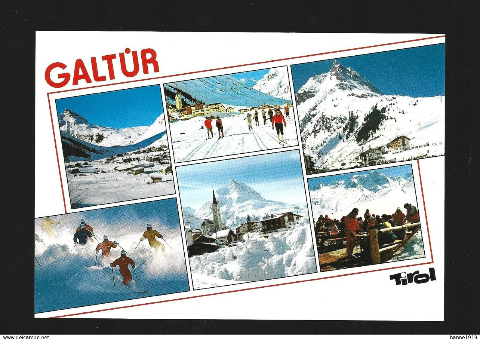 Galtur Tirol Photo Carte Austria Htje - Galtür