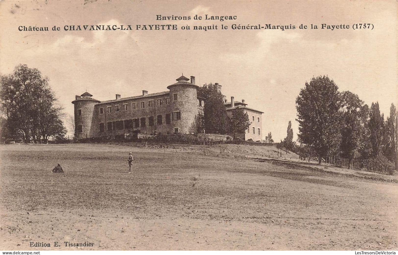 FRANCE - Environs De Langeac - Château De Chavaniac La Fayette Où Naquit Le Général - Carte Postale Ancienne - Langeac