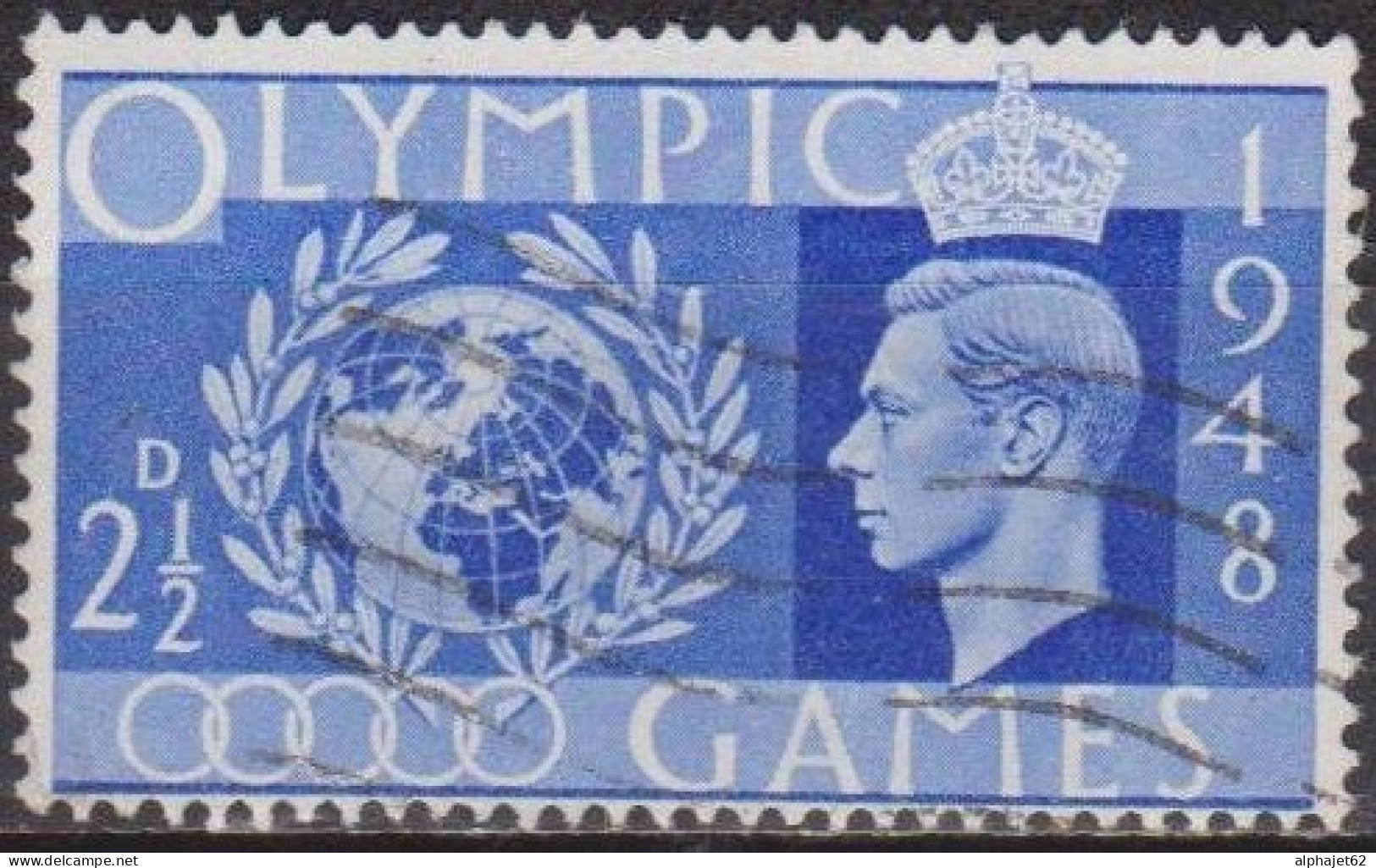 Jeux Olympiques De Londres - GRANDE BRETAGNE - Globe Et Lauriers - N° 241 - 1948 - Usati
