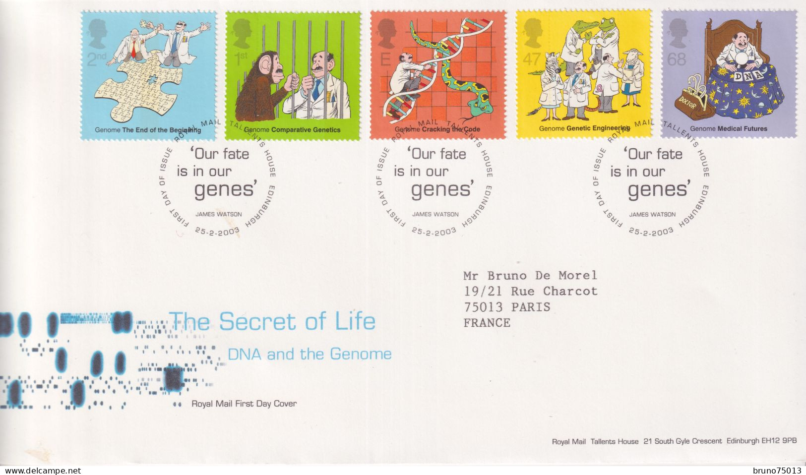 FDC SG 2343/2347 - Storia Postale