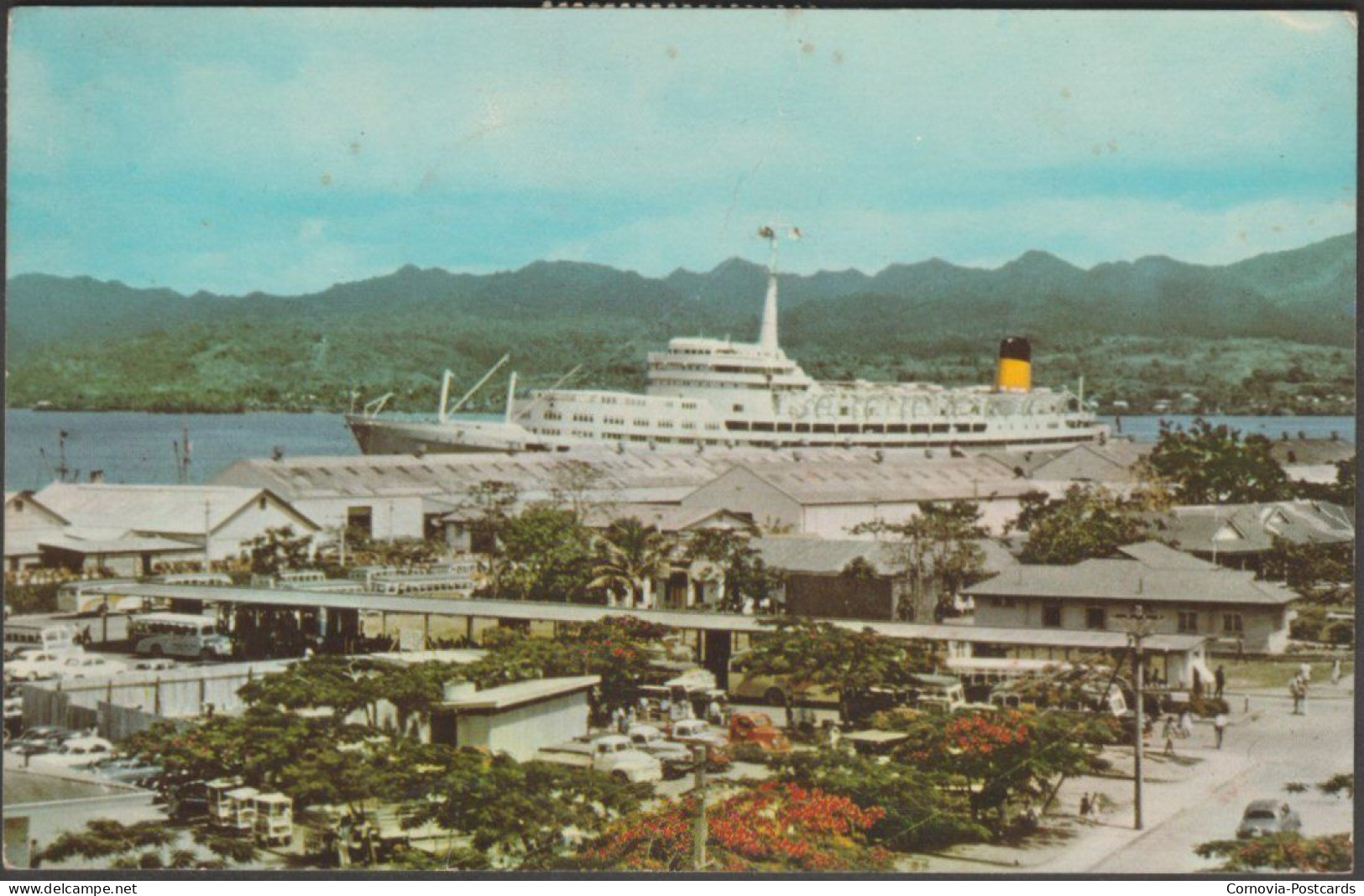 Suva Bay, Fiji, 1968 - Stinsons Postcard - Figi