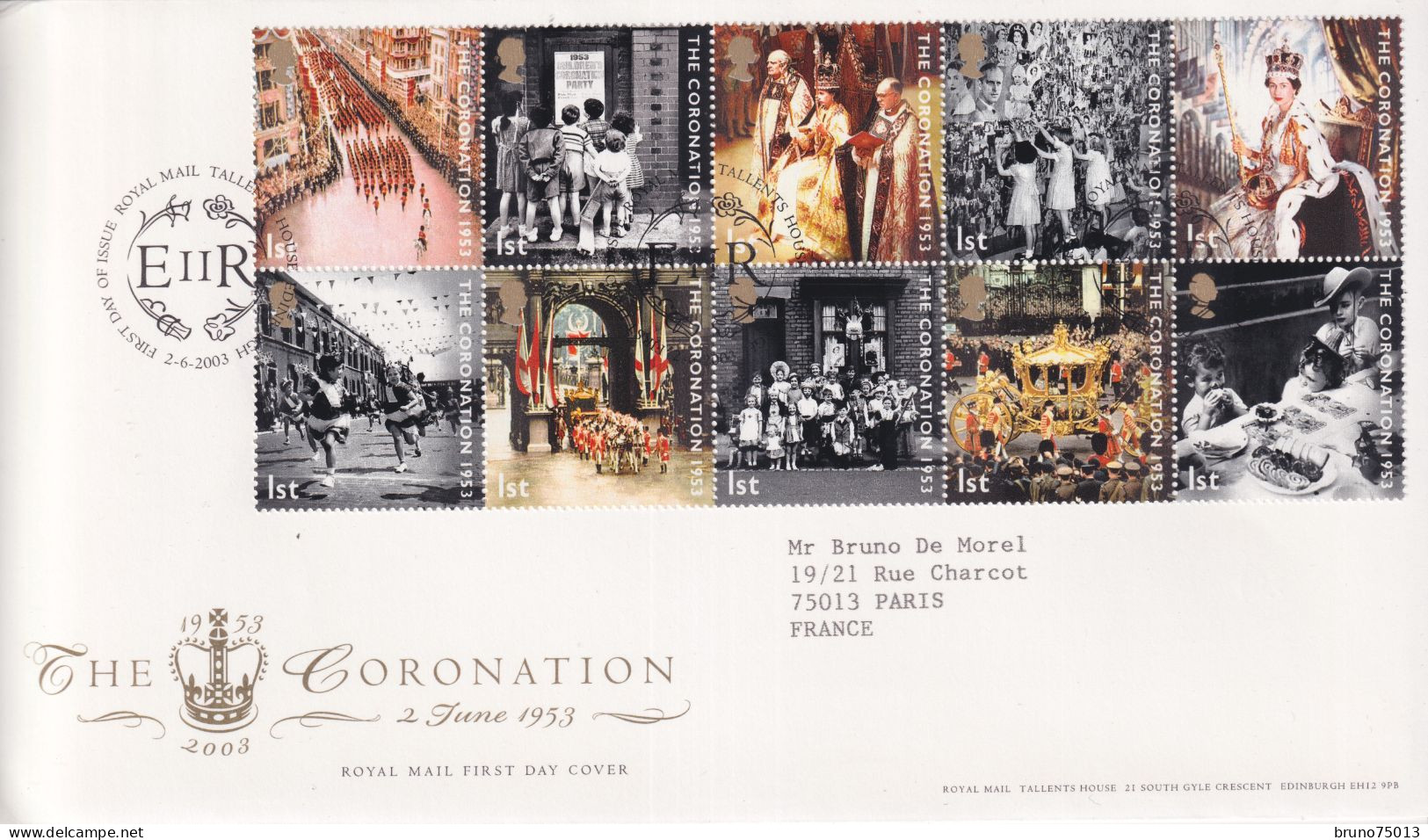 FDC SG 2368/2377 - Lettres & Documents