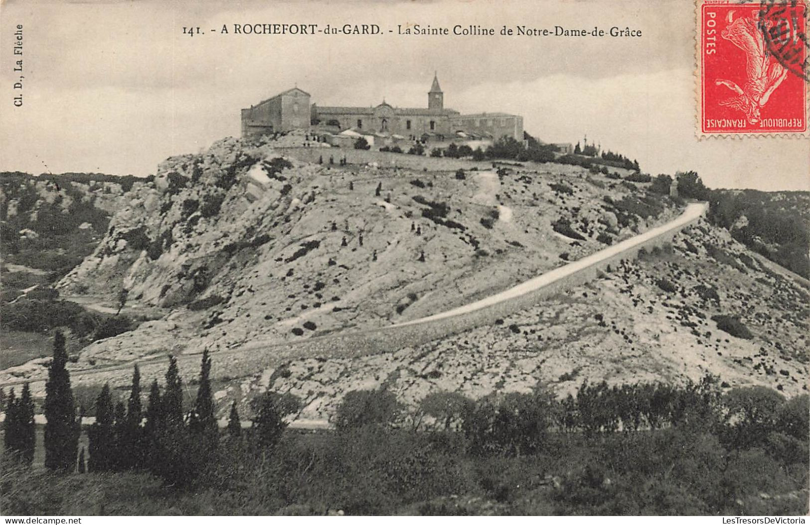FRANCE - Rochefort Du Gard - La Sainte Colline De Notre-Dame De Grâce - Carte Postale Ancienne - Rochefort-du-Gard