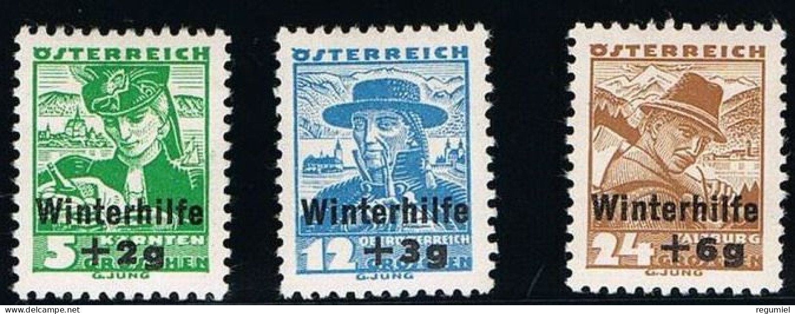 Austria  467/469 * Charnela. 1935 - Ungebraucht
