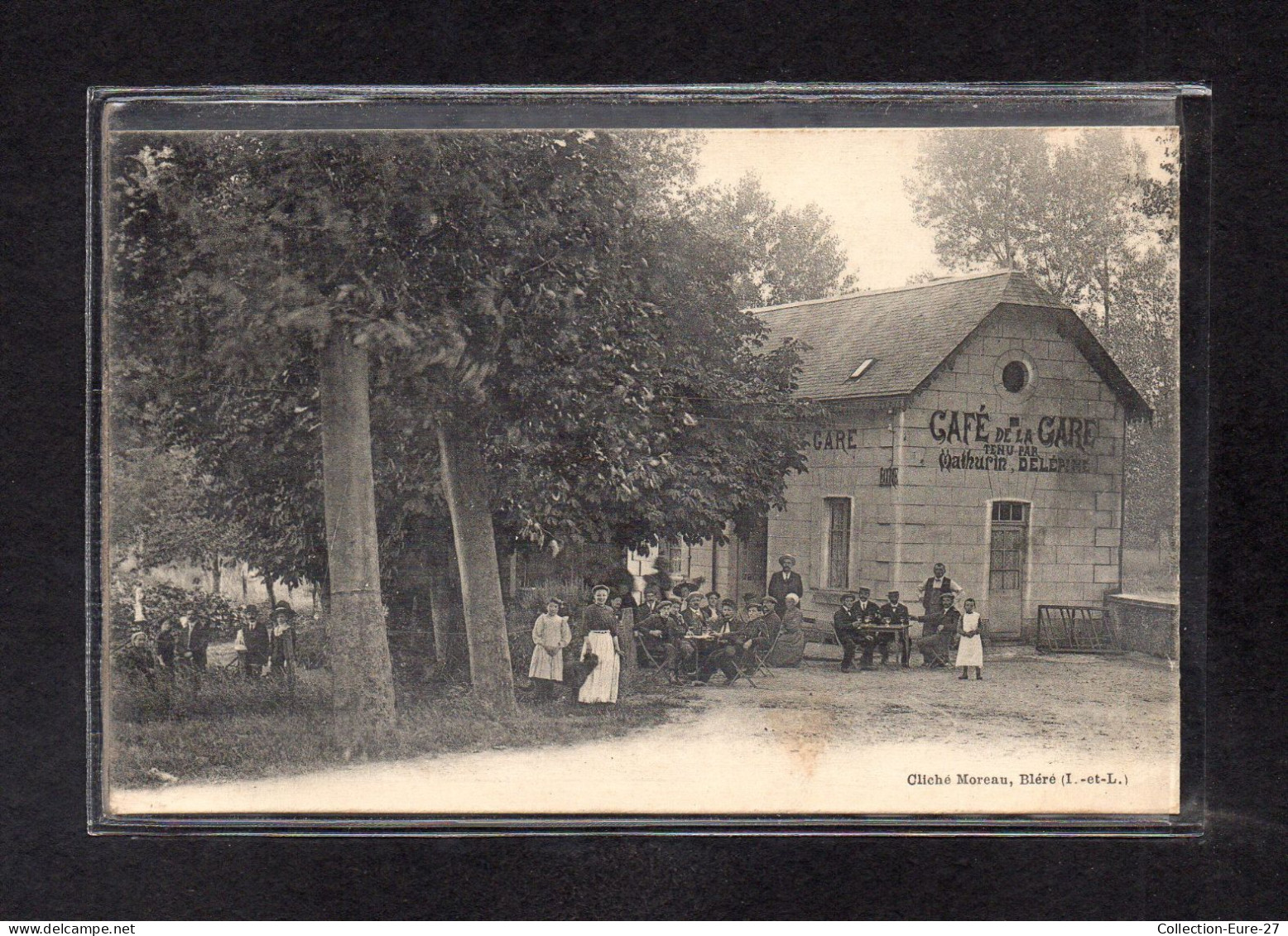 (19/02/24) 37-CPA BLERE - CAFE DE LA GARE - Bléré