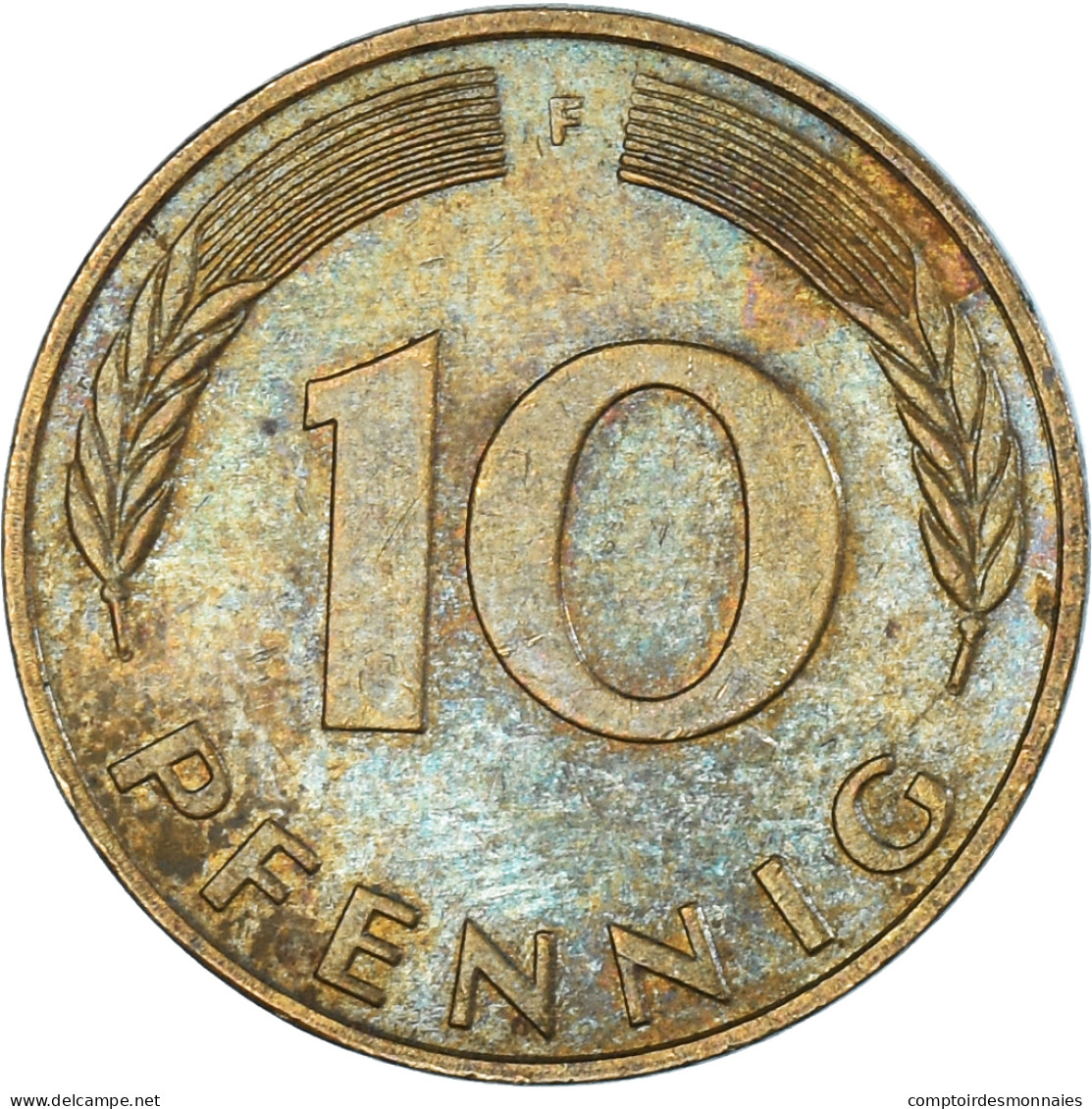 Monnaie, Allemagne, 10 Pfennig, 1989 - 10 Pfennig