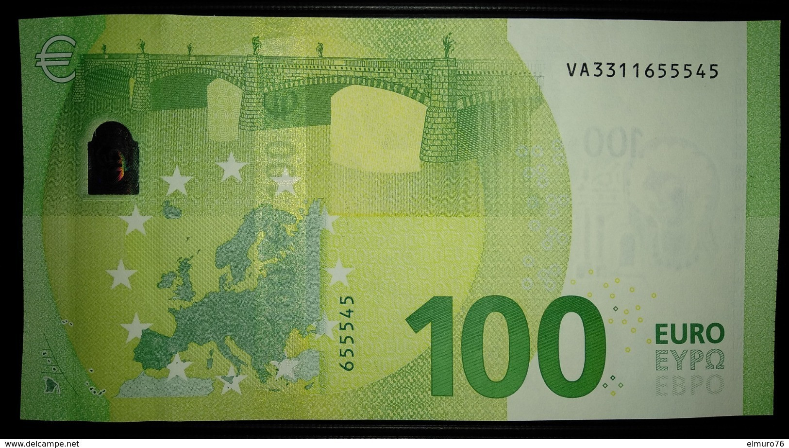 100 EURO V003E4 Spain Serie VA Draghi Perfect UNC - 100 Euro