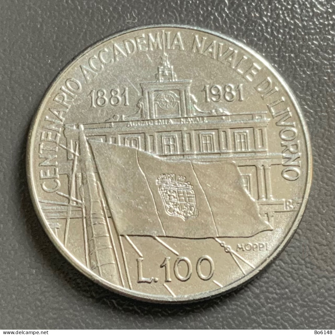 ITALIA - 1981 -  100 LIRE  ACCADEMIA NAVALE LIVORNO  ,  Cond. Ottime - 100 Liras