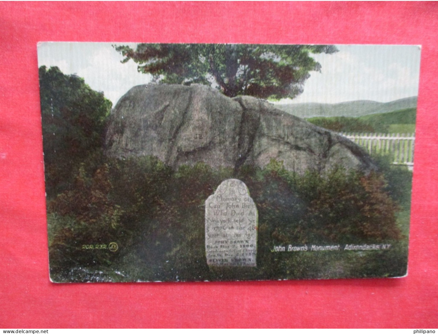 John Brown's Monument.   Adirondack   New York >   Ref 6331 - Adirondack