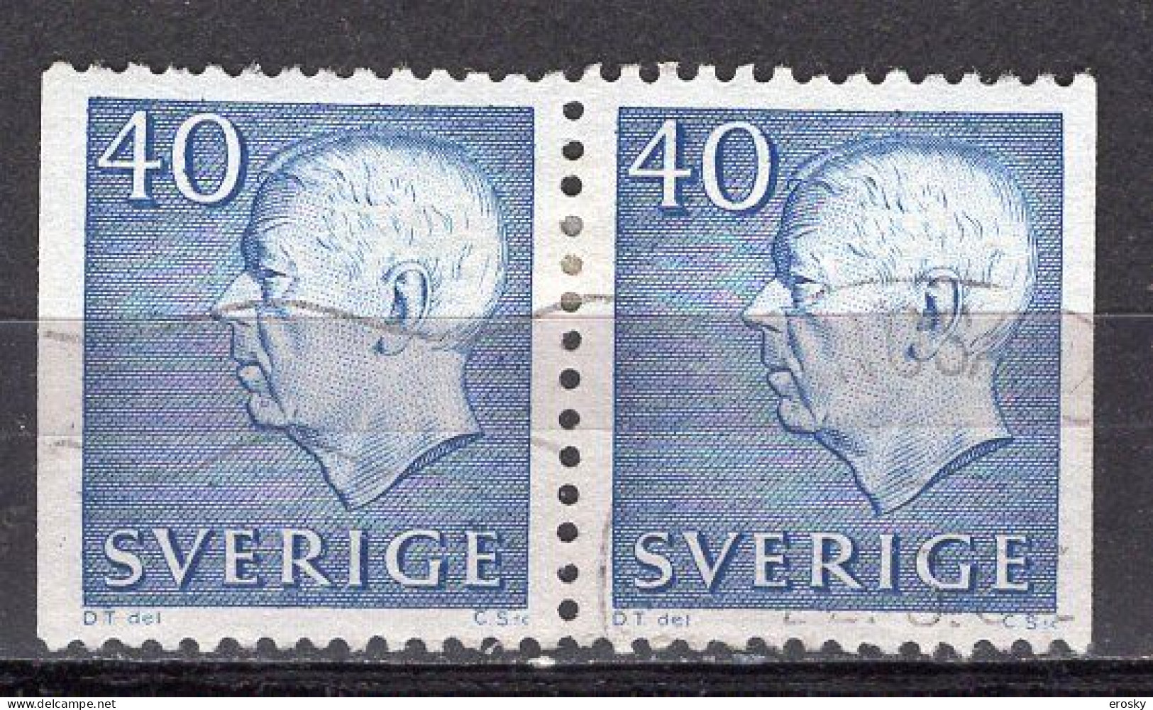 T0836 - SUEDE SWEDEN Yv N°470ab - Gebruikt
