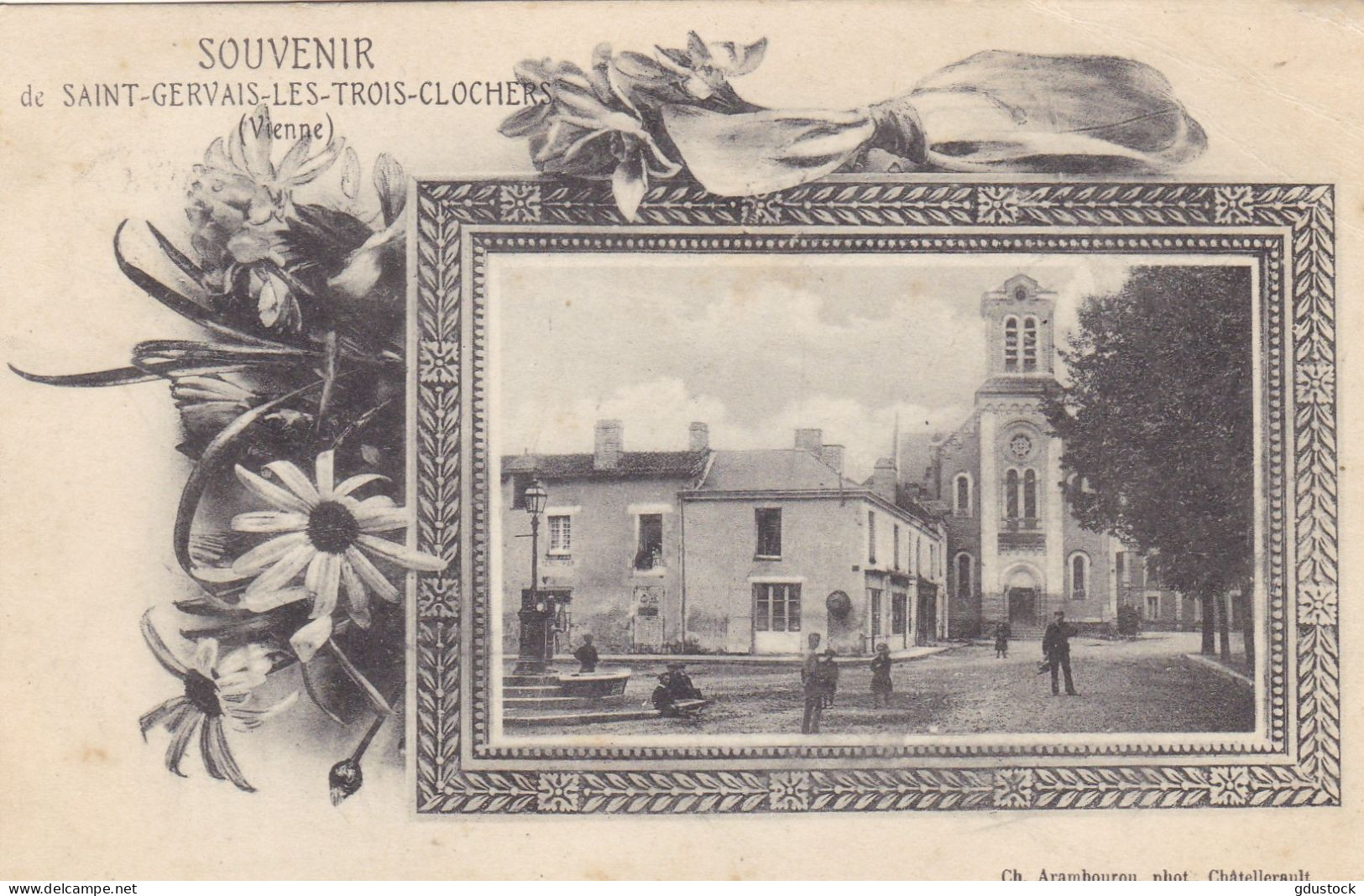 Vienne - Souvenir De Saint-Gervais-les-Trois-Clochers - Saint Gervais Les Trois Clochers